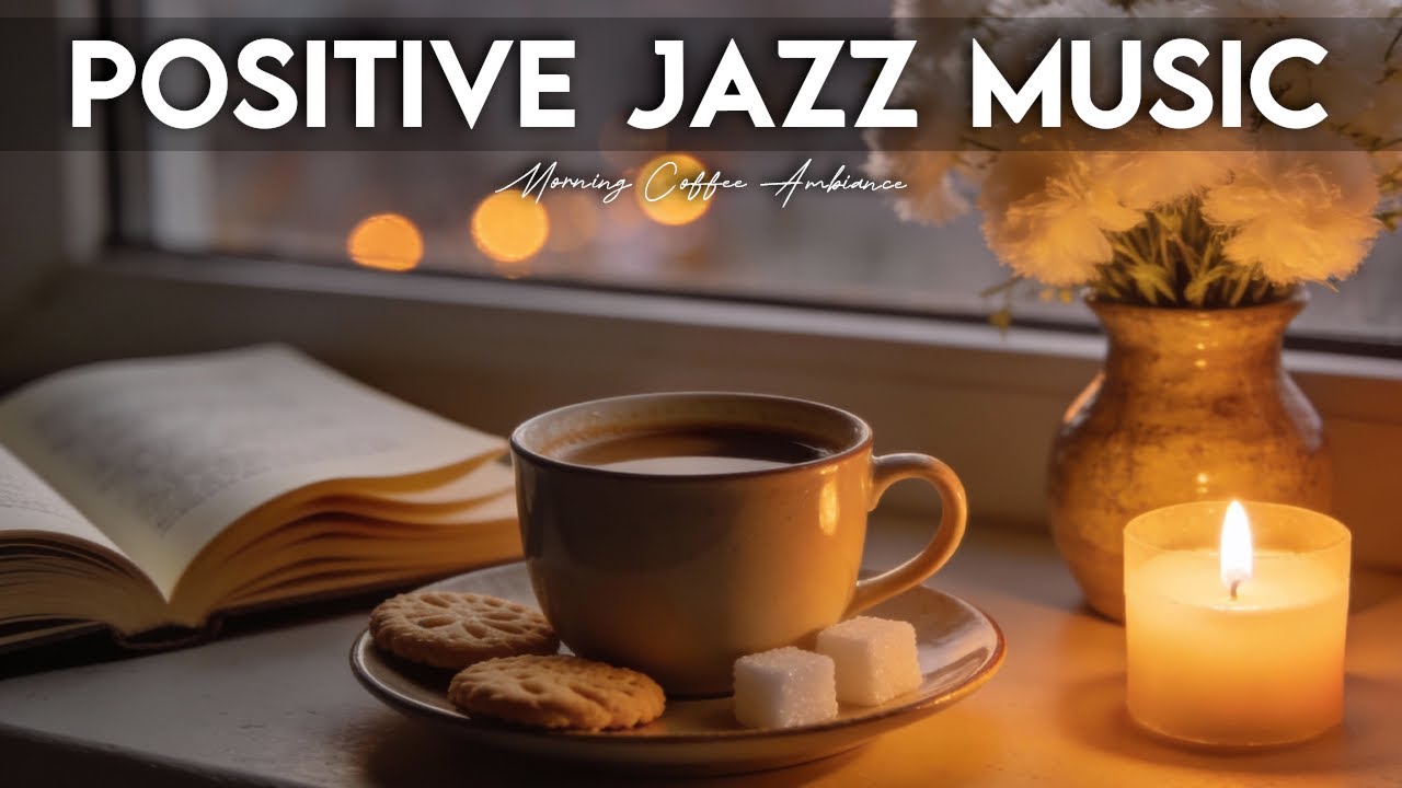Positive Jazz Music ☕ Cozy Bossa Nova Instrumental and Relaxing Jazz Cafe Music for Studying.