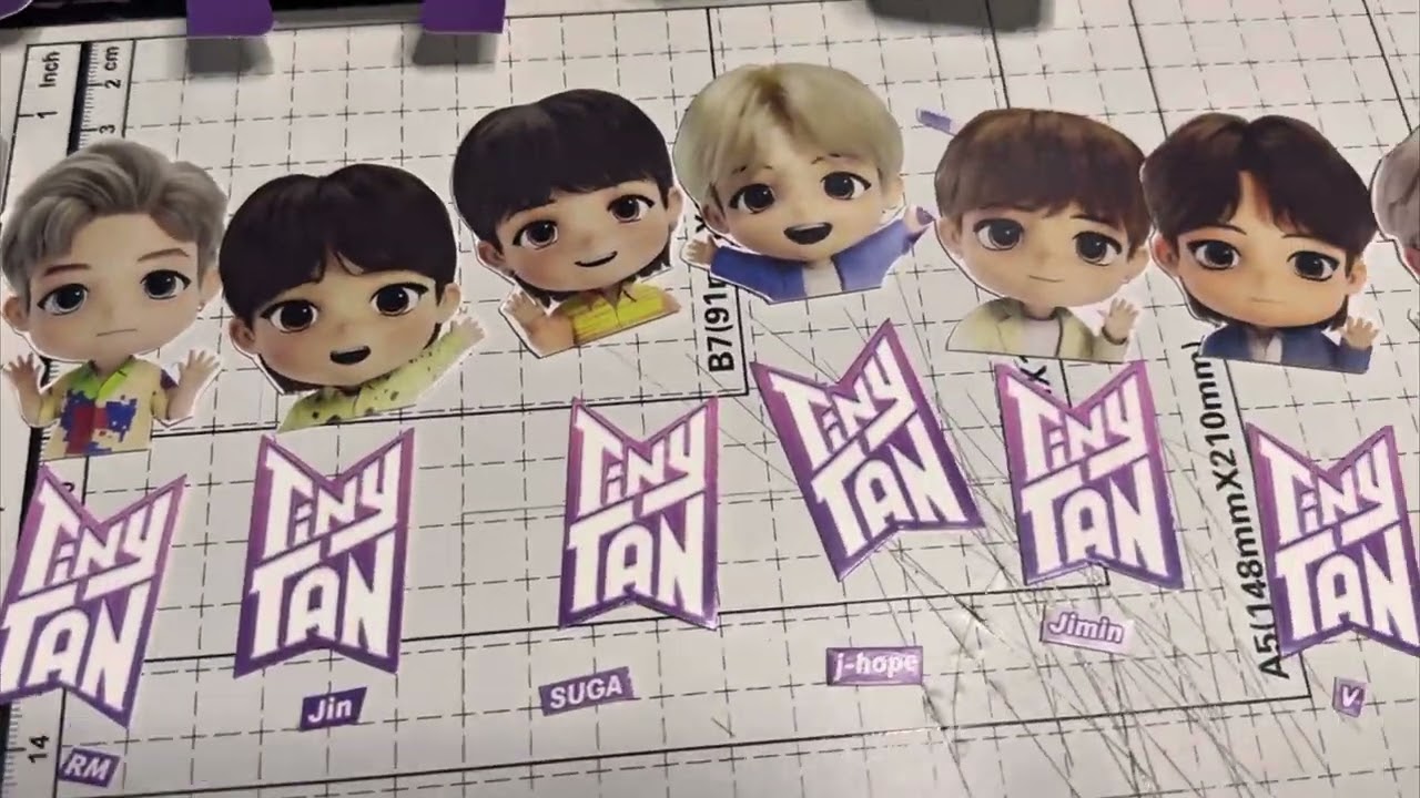 MCDO x BTS TinyTan Display Box (Tutorial)