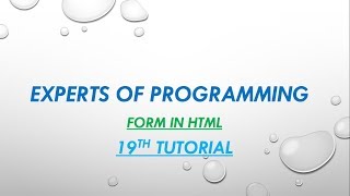 HTML 5 tutorials for beginners in Urdu Hindi (19th tutorial) Forms in HTML