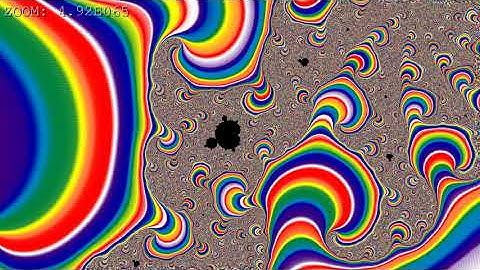 Slow mandelbrot set fractal zoom.