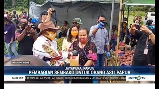 Pemprov Papua Salurkan Bantuan Sembako untuk Warga