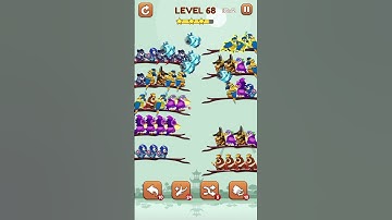 Bird Sort 2: Color Puzzle Level 68 #games #gaming #gameplay