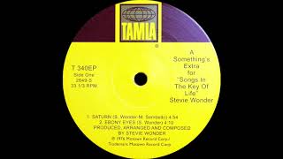 Stevie Wonder - Saturn (Tamla Records 1976)