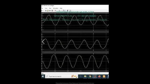 Simulation and Fault Detection Techniques for Multilevel Inverters used in Smart Grids MATLAB MATLAB