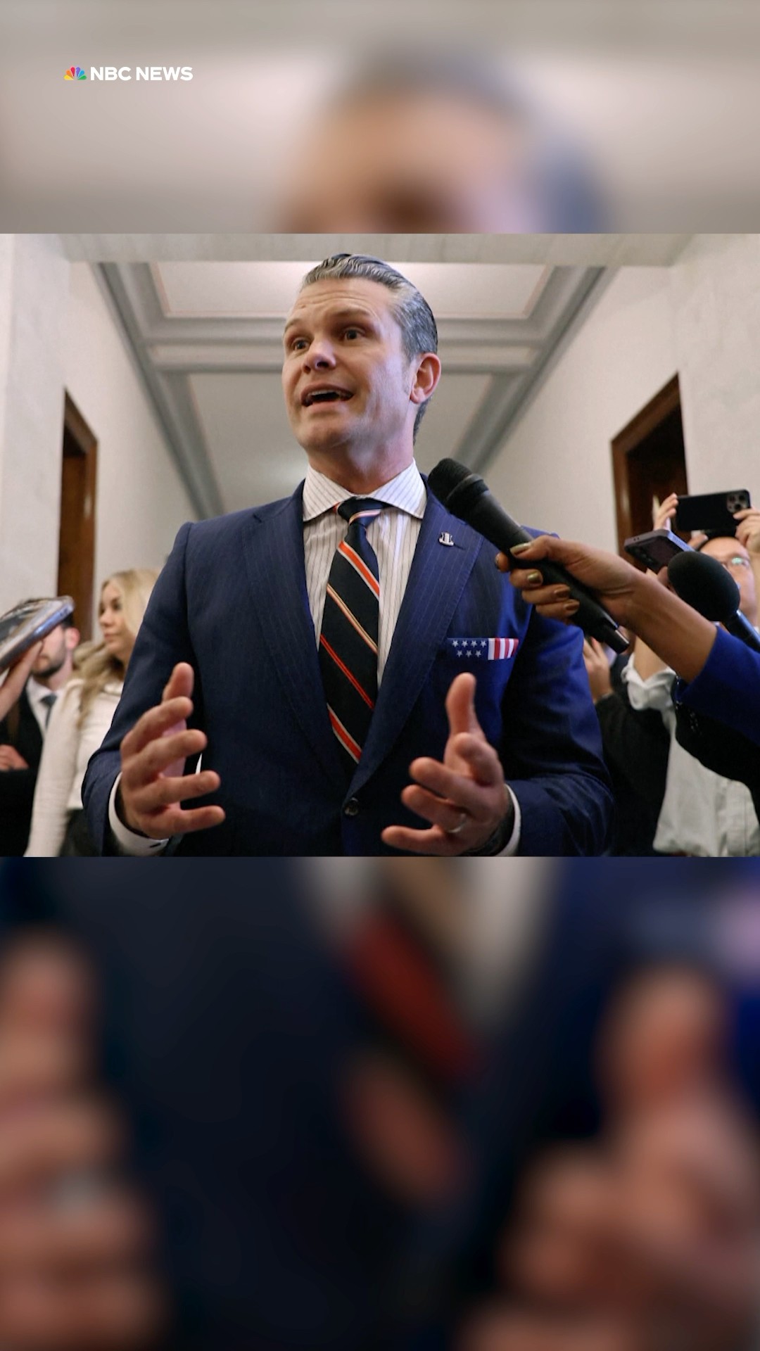 Pete Hegseth's mother is speaking out after she accused him of mistreating women.