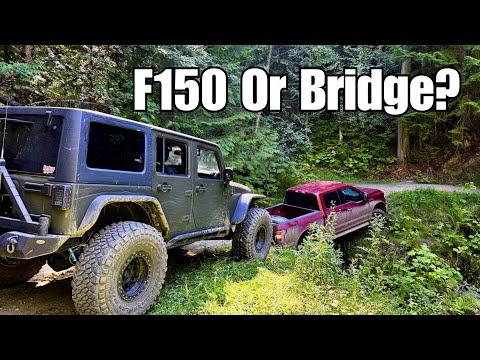 Ford F150 Hung Up On Both Ends (Had to spend the night)