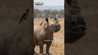 Why Oxpecker Birds Ride On Rhinos – Removing ticks and warning rhinos about nearby danger