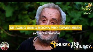 How to do De_Aging using Mocha pro Power mesh in the Foundry Nuke X in hindi (BAJRANGI VFX)