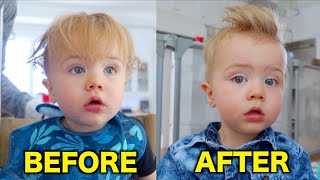 MY BABY'S FIRST EXTREME HAIRCUT!