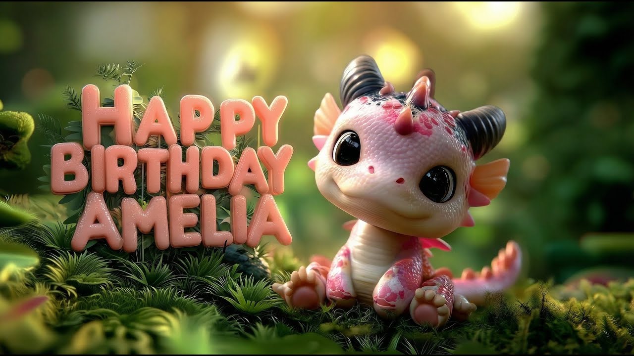 Happy Birthday to AMELIA | Happy Birthday Song with Name | Happy Birthday AMELIA