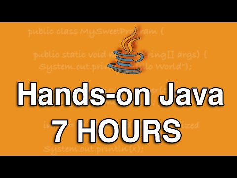 Hands-on Java - All-in-One Tutorial Series (7 HOURS!)