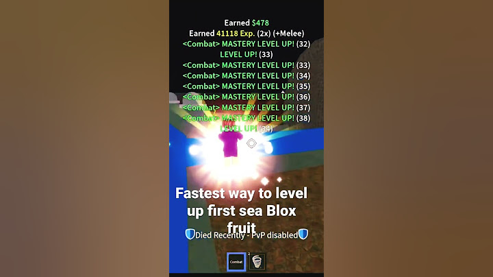 Blox fruit fastest way to level up for beginners