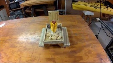 DIY Squirrel Feeder Picnic Table Build 2