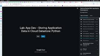 Storing Application Data in Cloud Datastore: Python
