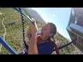 GIRL FREAKS OUT ON NEVIS SWING! QUEENSTOWN, NEW ZEALAND