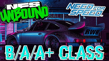 Porsche 911 Carrera RSR 2.8 - B, A, A+ Class Build - Need for Speed Unbound