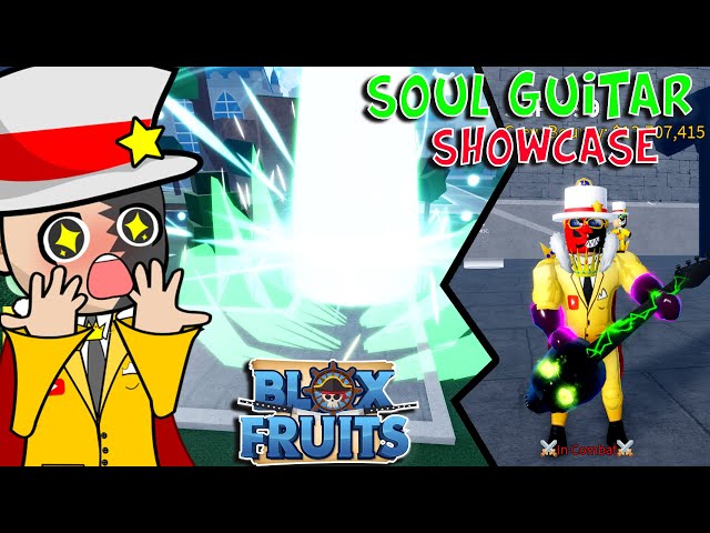 Soul Guitar Showcase in Blox Fruits! 