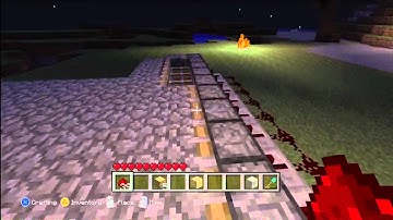 Minecraft Xbox 360 Edition: How to make an automatic cobblestone generator/self reparing bridge!