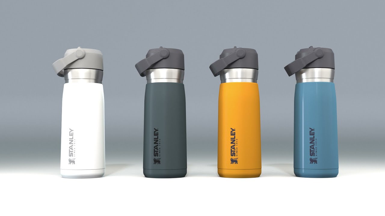 The IceFlow Flip Straw Water Bottle, 22 OZ, Insulated Bottle