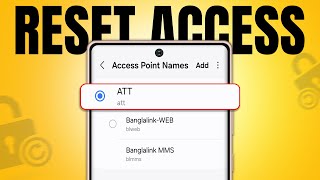 How to Reset Access Point Names on Samsung Phone | Reset APN Settings on Samsung