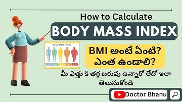 How to calculate Body mass index (BMI) BMI || In Telugu || Doctor Bhanu