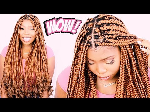 49 Hot Medium Box Braids Styles