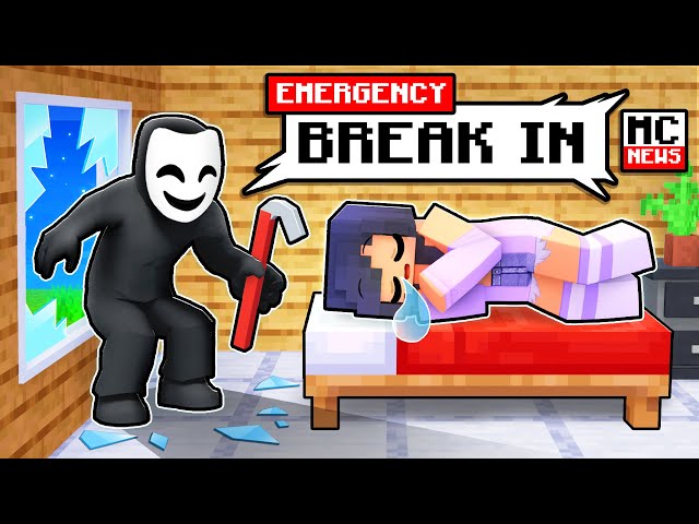 Survive The Minecraft BREAK IN!... (Story) class=