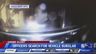 Officers searching for burglary suspect in Union County