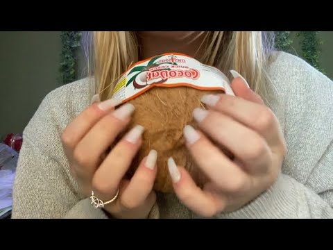 ASMR: Lofi scratching (& tapping) on fruits (+ onion) Kaeden's CV