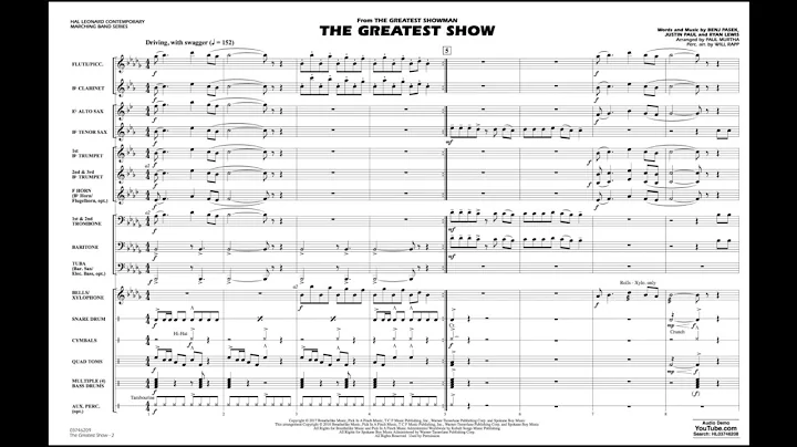 The Greatest Show arranged by Paul Murtha