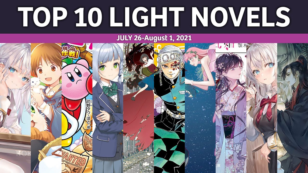 Top 10 Light Novels in Japan July 26August 1, 2021 YouTube