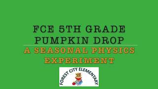 FCE Pumpkin Drop 2017