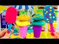 Play Doh Ice Cream Playdough Popsicles Play-Doh Scoops 'n Treats Hasbro Toys Playset