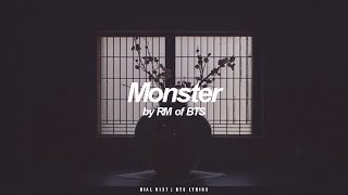 Monster | RM (BTS - 방탄소년단) English Lyrics