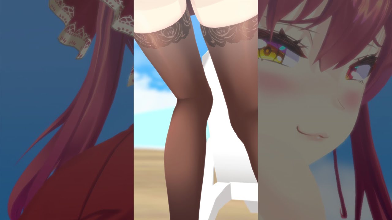 【 #shorts 】見えちゃう♡【hololive/宝鐘マリン】