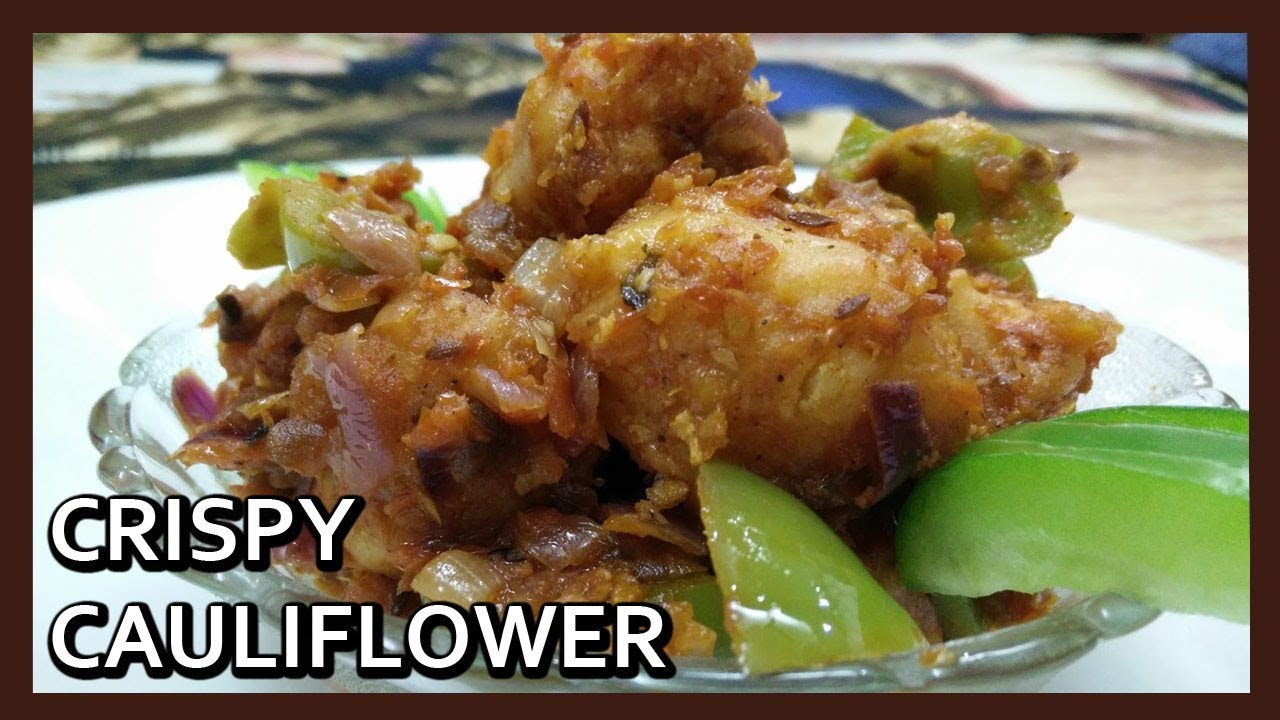 Crispy Cauliflower Recipe | Crispy Cauliflower Fry - Gobi 65 | Airfryer Recipes by Healthy Kadai