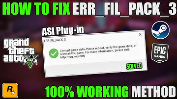 GTA V - HOW TO FIX ERR_FIL_PACK_3 WITH OPENIV SIMPLE METHOD | SHIVAXD [ 2K23 ]
