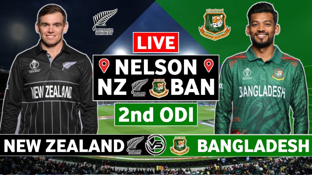New Zealand vs Bangladesh ODI Live Scores | NZ vs BAN 2nd ODI Live ...