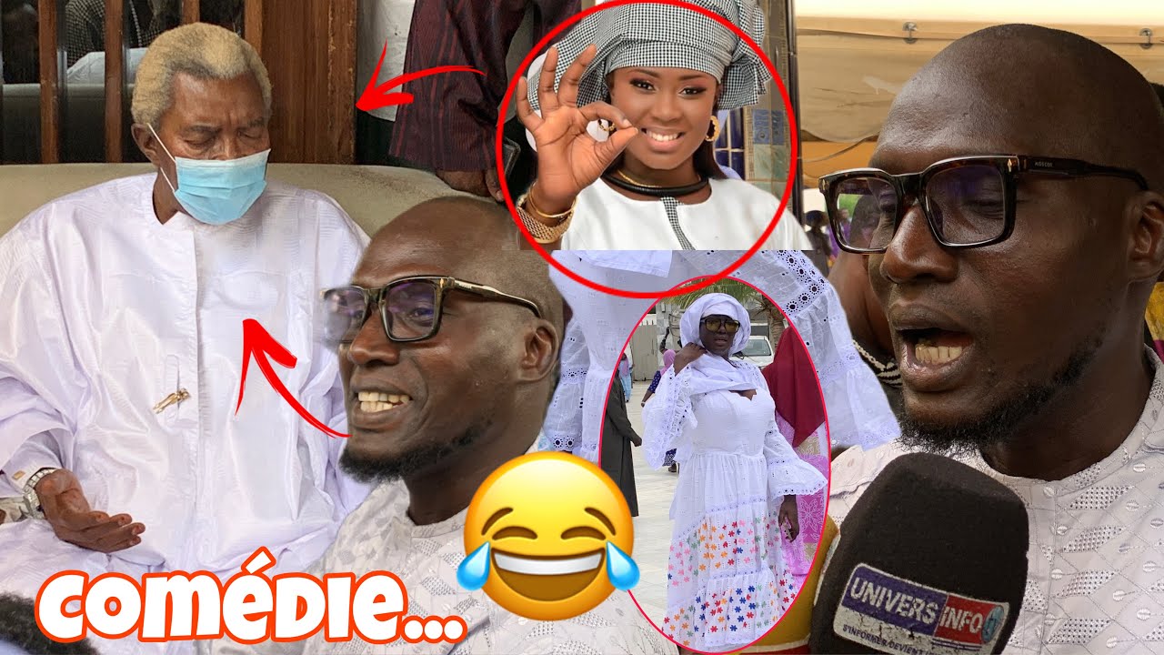 Magal 25,Comédie Serigne Ngagne et Sokhna Bator qui fait rire Serigne Abdou Karim devant les Talibés