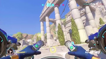 D.Va fell off the map and lost ulti charge. Bug?