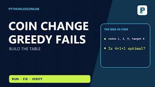 Solve Coin Change with Dynamic Programming