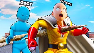Saitama Got Stabbed By Oggy In Overgrowth