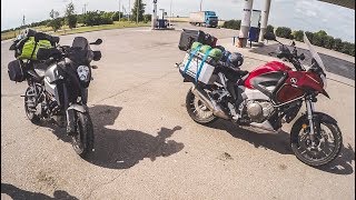 ПОМЕНЯЛИСЬ МОТОЦИКЛАМИ С НЕЗНАКОМЦАМИ В ПУТЕШЕСТВИИ! Обзор Honda CrossTourer 1200. KTM vs Honda