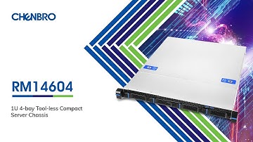 CHENBRO RM14604｜1U 4-bay Tool-less Compact Server Chassis