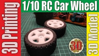 ✔ 1/10 RC Car Wheel | 3D Printing