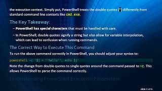 Understanding PowerShell -c and Other Execution Parameters for Better Script Execution