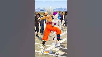 GTA V: RANDOM GOKU vs FRIEZA WHO is MOST POWERFUL? 🔥🔥 #shorts #gtav