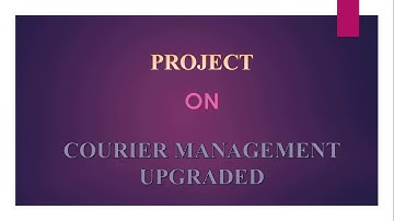 Advanced Courier management system using PHP