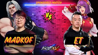 KOFXV ET (EVO JP Champ) Vs MadKOF - FT3 Best KOF players - Road to EVO USA