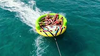 Water Sports drone footage sofa Analipsi Crete